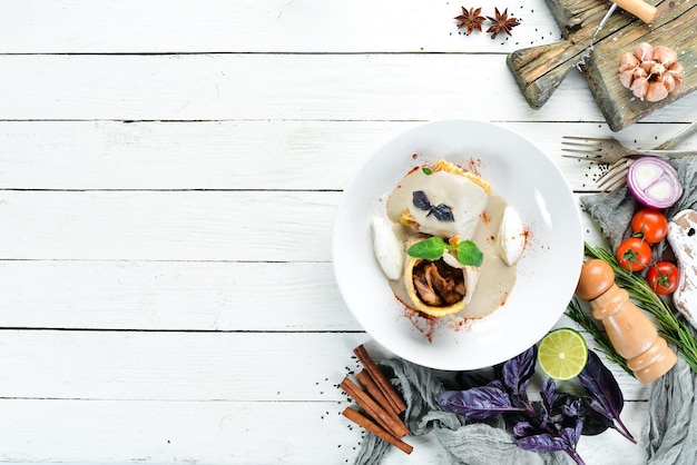 Talerz domowego dania